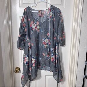Johnny Was swim Tunic Coverup size small